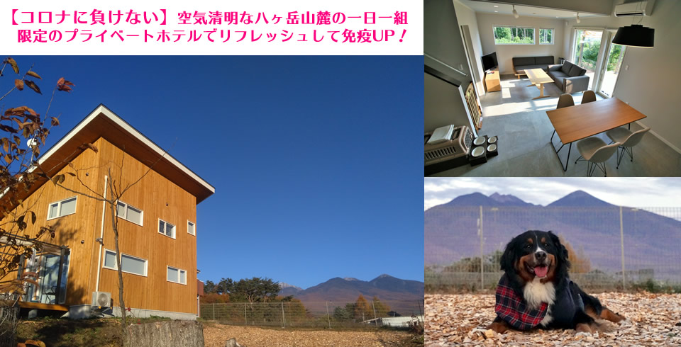 長野県 Private Hotel With Dog紡ぐ結ぶ